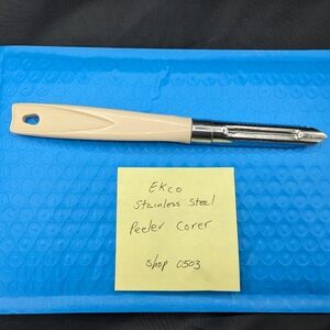 Vintage Ekco Peeler Corer Potato Fruit Peeler Fruit Corer Apple USA Pre-Owned